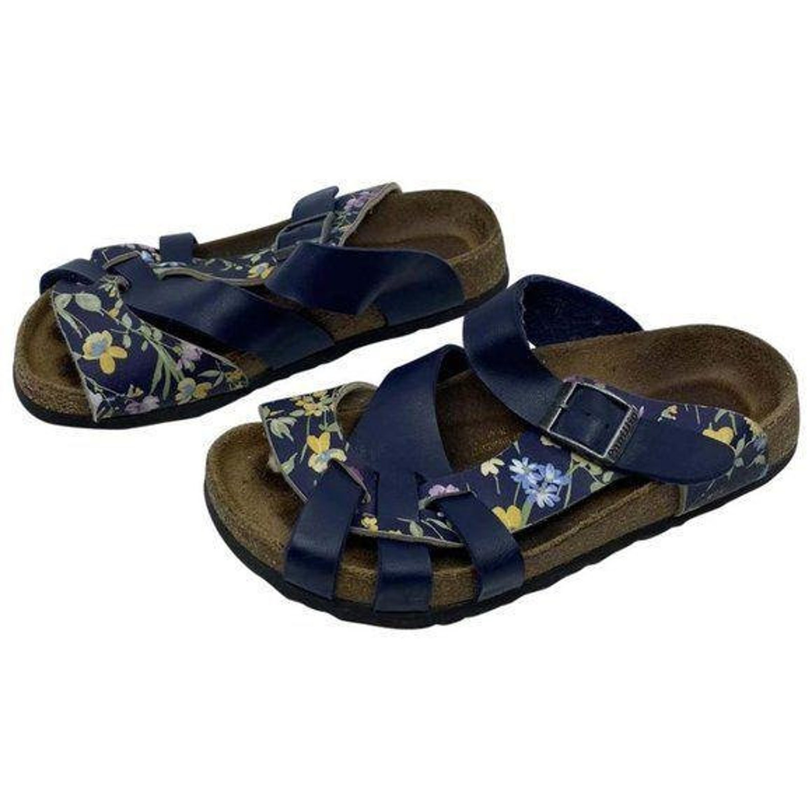 Unisex Birkenstock Betula Blue Sandals Size 4 Etsy