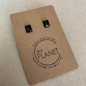 Onyx Stud Earrings