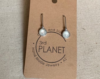 Mother of Pearl Dangle Earrings