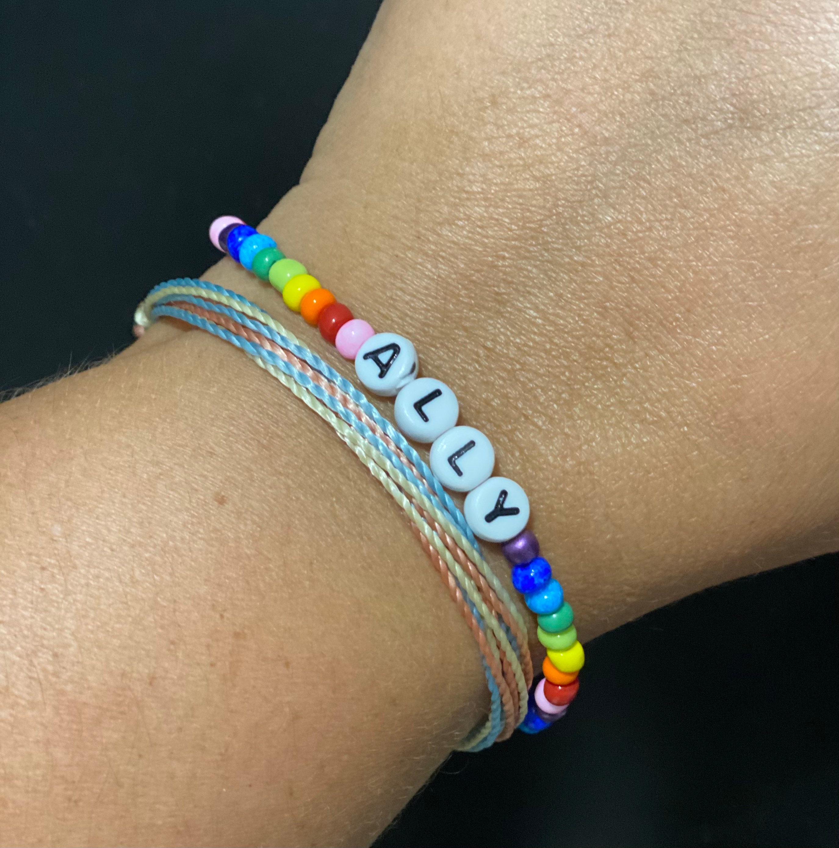 AllyGayBraceletBeadedPride Etsy