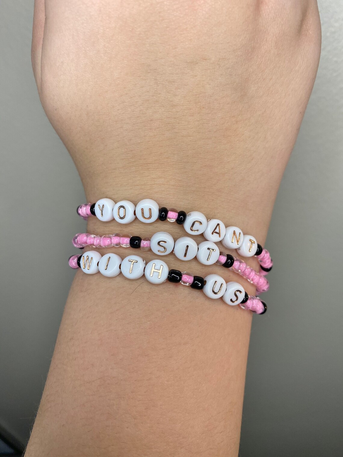Mean Girls InspiredBeaded BraceletBracelet SetWord Etsy