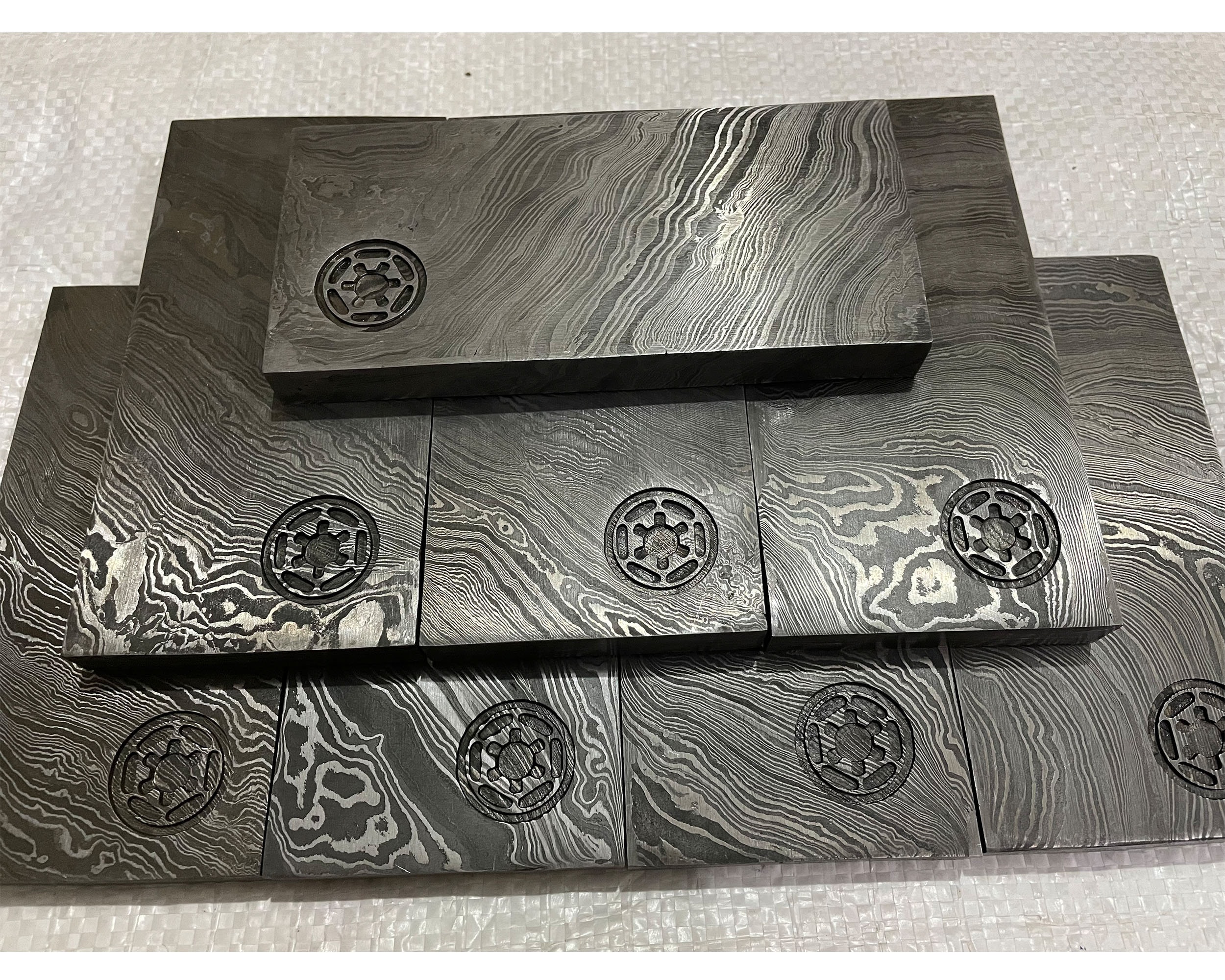 Damascus Steel Beskar Ingot Star Wars Brick Premium Ingot Etsy New