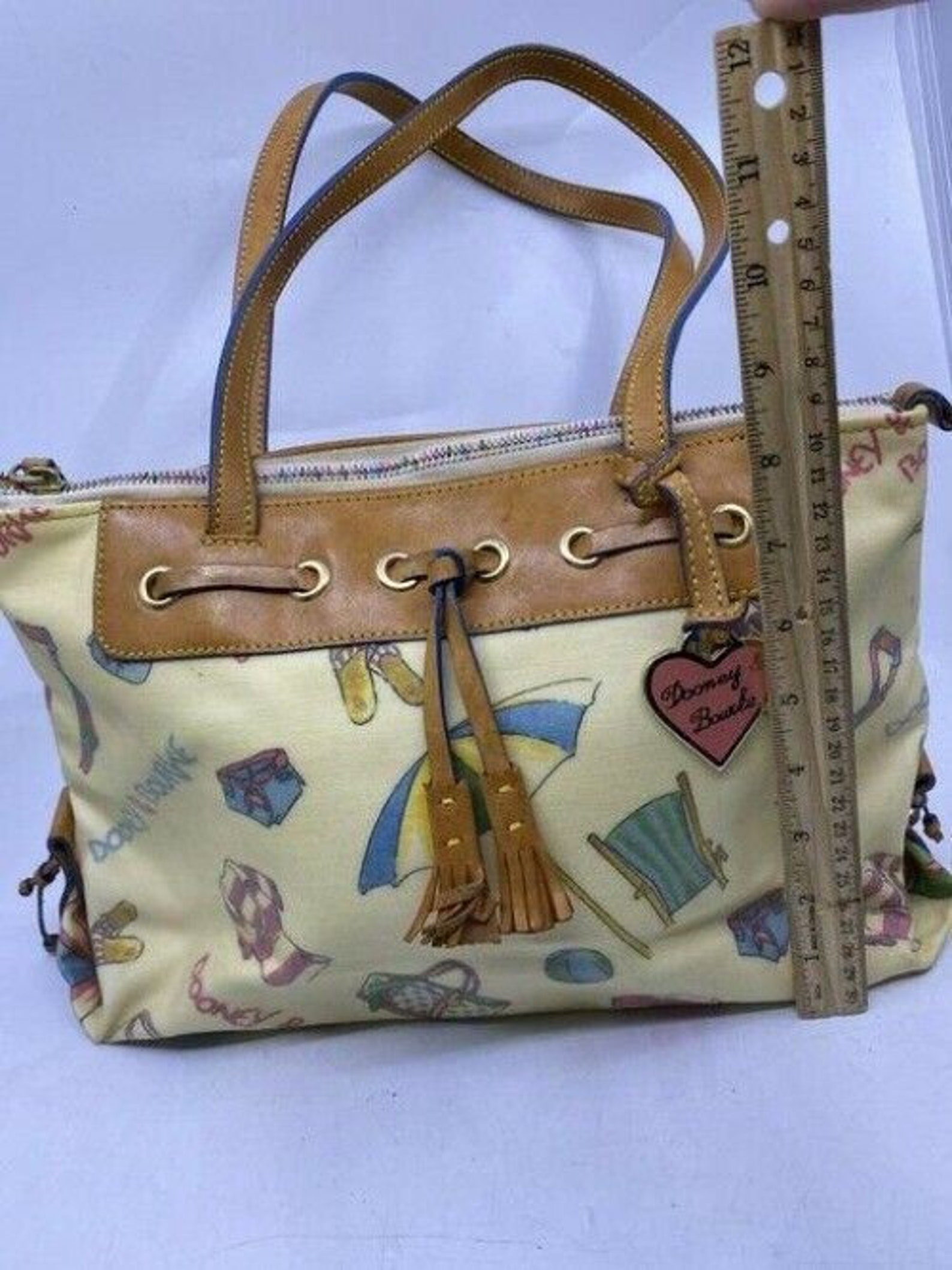 Dooney and bourke handbag multicolor tote Etsy