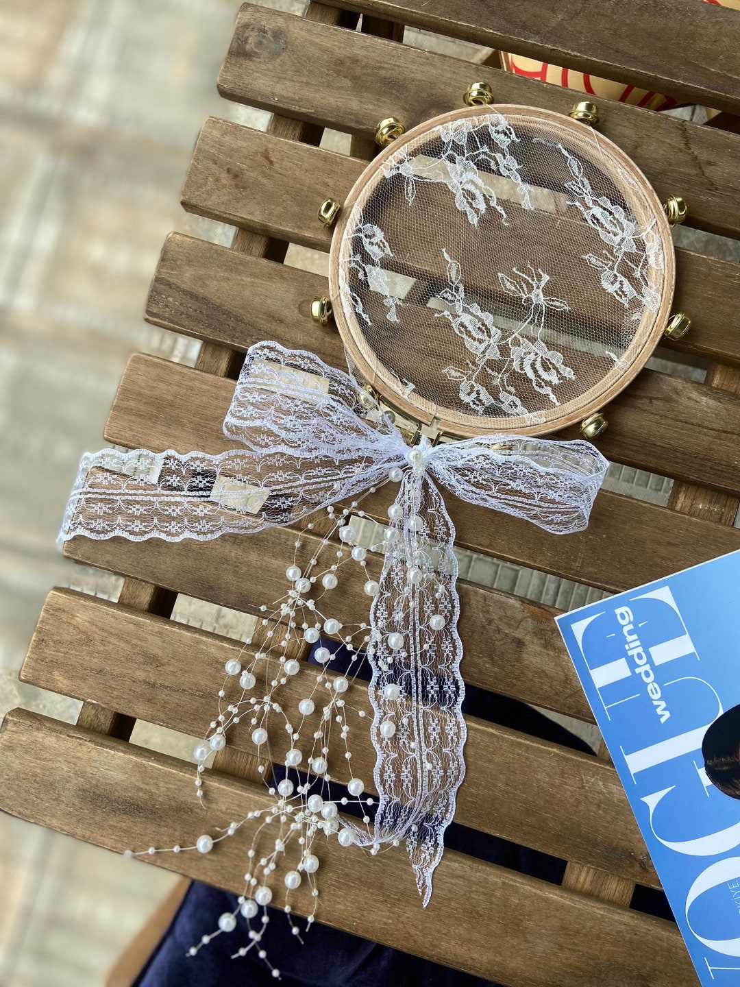 Tambourine With Pearl for Bride Wedding Favors the Jingle Etsy