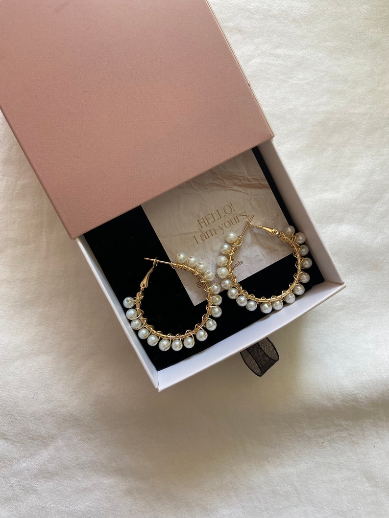 Pearl Hoop Earrings, Pearl Hoops, Pearl Hoop Earrings, Wedding Jewelry, Gold Hoop Earrings, Silver Pearl Earrings Gold