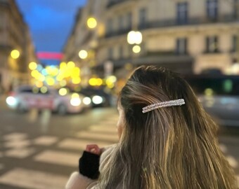 Sparkle Hair Clip - Handmade Glamorous Accessory for Everyday Elegance - Sparkling Hairpin, Trendy Fashion, Hair Jewelry, Unique Gift