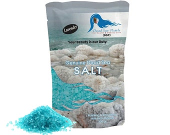 Lavender Natural Bath Dead Sea Salt 300g Salts Pure 100% Minerals Fine Grain