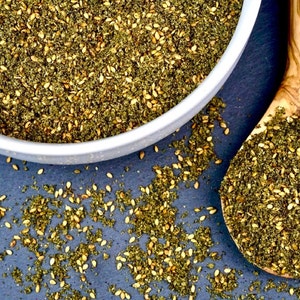 Zaatar Spice Palestinian 1st Class Ground Thyme Mix Zataar Za'tar Zatar Mix With Sesame Organic image 3