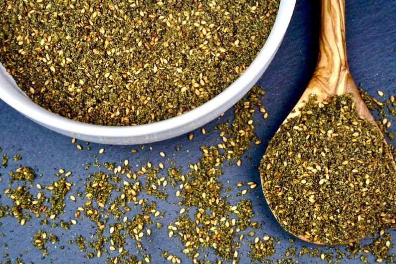 Zaatar Spice Palestinian 1st Class Ground Thyme Mix Zataar Za'tar Zatar Mix With Sesame Organic image 3