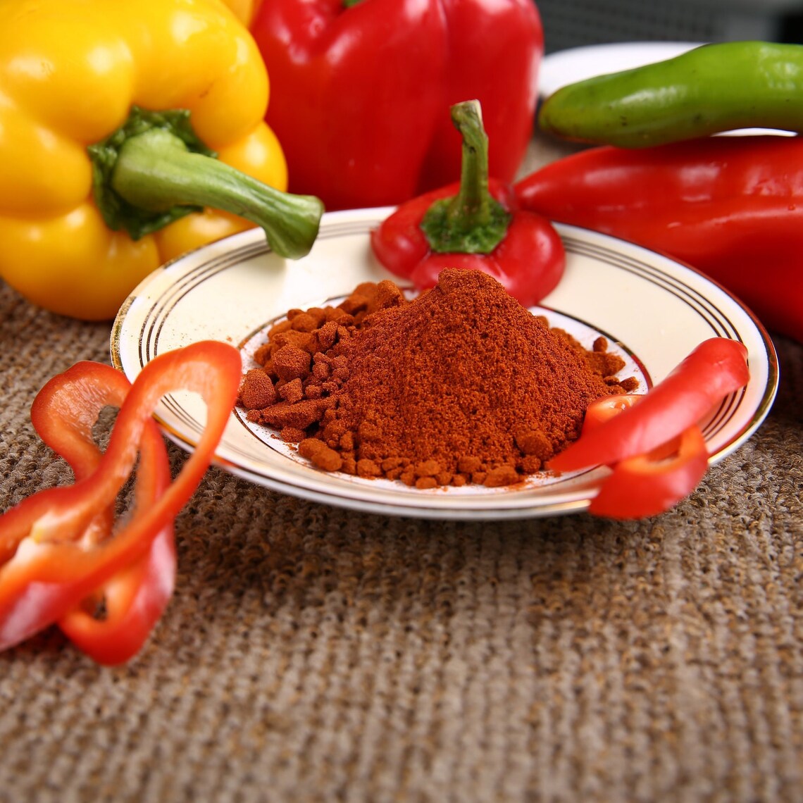 Sweet Paprika Spice Powder Pure Seasoning Red Organic Fresh 1st From