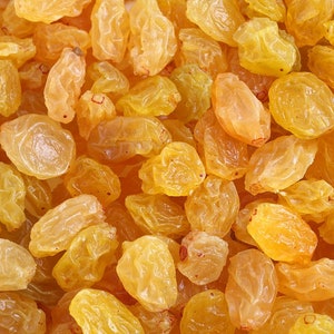 Raisins Dried Organic Sun Certified Golden Holy Land Israel Seedless Fruit Snack