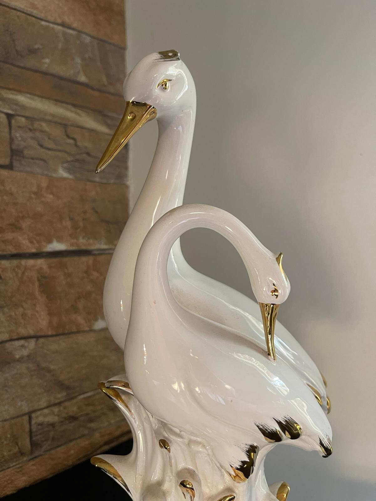 Porcelain Swan Made in Italy - Etsy