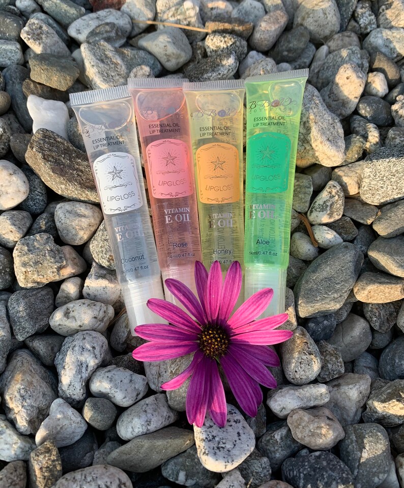 Set Vitamin E oil lip gloss BB and W 4 pack Etsy