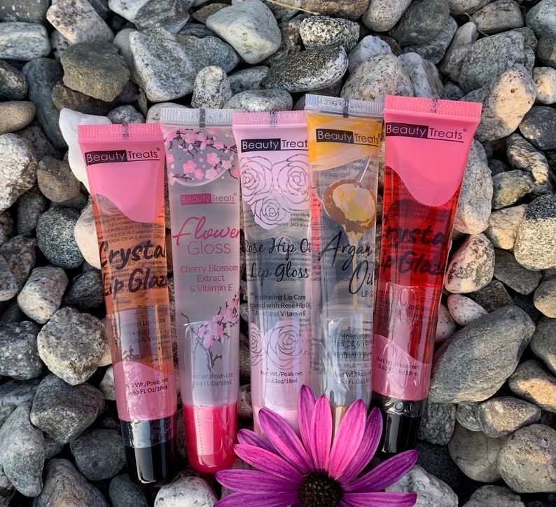 5 pack Mineral oil and vitamin E lip gloss Beauty Etsy