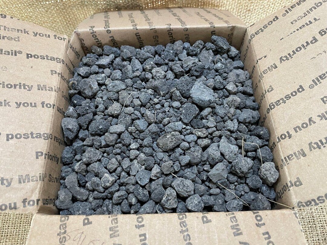 10 Pounds of Lava Rock Gravel Ideal for Aquariums and Terrariums - Etsy