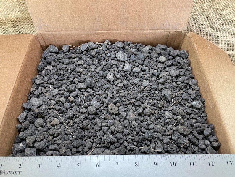 10 Pounds of Lava Rock Gravel - Ideal for Aquariums and Terrariums - Etsy