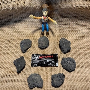 7 Small, Black Lava Rocks – Perfect for Aquariums and Terrariums