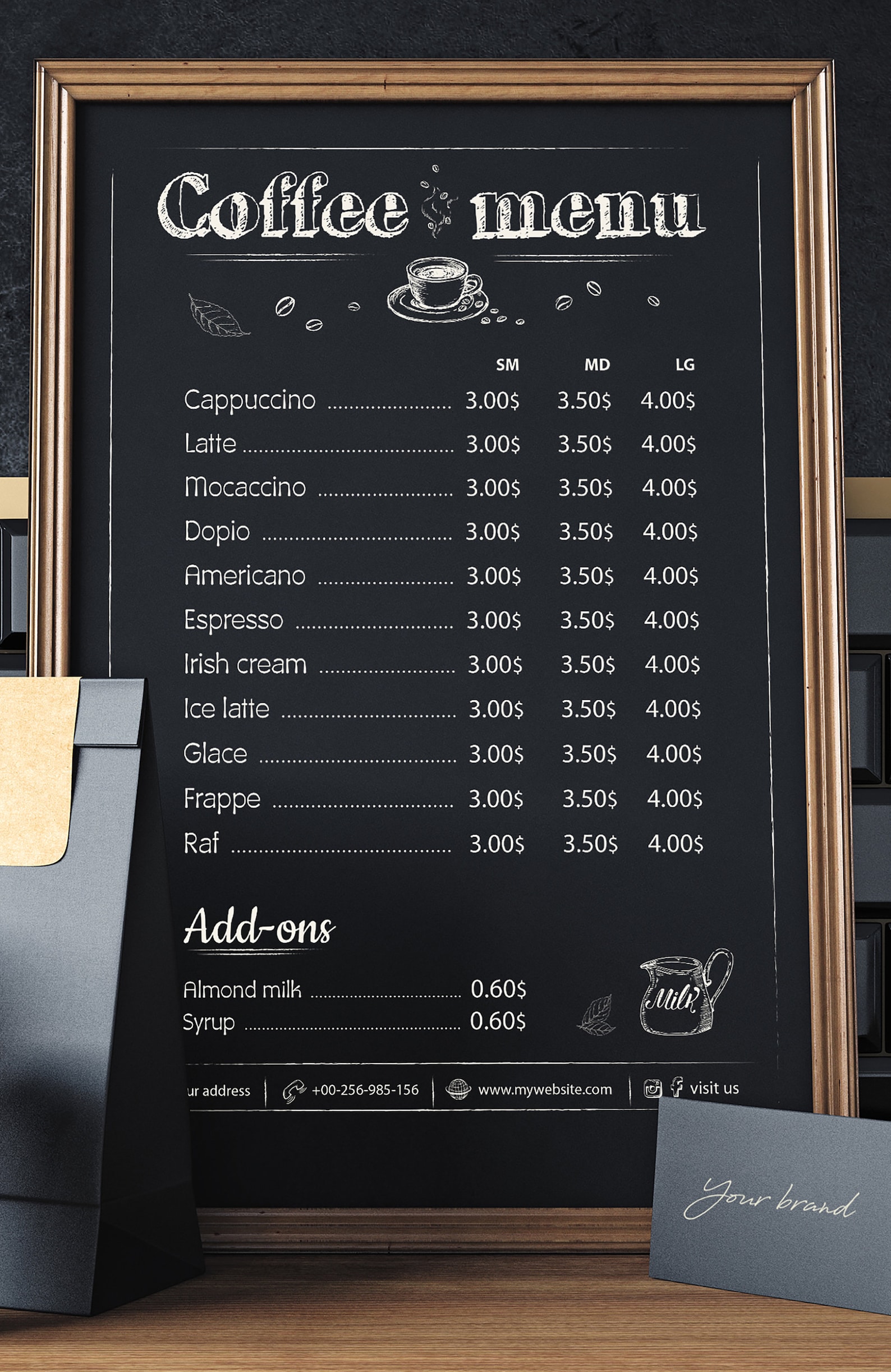 Diner Menu Template