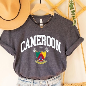 Cameroon Tee, Cameroon Flag T Shirt, Cameroon Africa Cup of Nations, Cameroon trikot, Cameroon gift, Cameroon souvenir