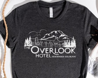 The Overlook Hotel, The Shining Inspired Horror Tee, The Shining Tshirt, Stephen King fan, By Stephen King Shirt, Halloween Shirt