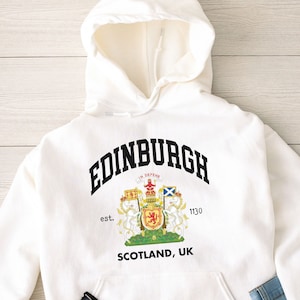 Edinburgh Hoodie Scotland Tee, Edinburgh Soft and Comfortable shirt,  Edinburgh Shirt,Scotland gift, Scotland, Scottish Shirt, Glasgow Shirt