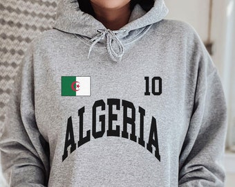 Algerien Hoodie, Algerien Jersey, Algerien-T-Shirt, Algerien-Geschenke, Algerien-Shirt, Algerien-T-Shirt, Algerien-Fans Geschenk, Algerien-Spiel
