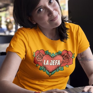 La Jefa shirt, Mexican Tees, Latina shirt, Spanish shirts latina gift, feminist latina, Latina Feminist, Latina power, Latina