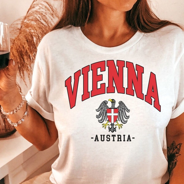 Vienna Austria Shirt, Skyline Shirt, Vienna Shirt, Austria Shirt, Vienna Austria,Vienna Tee, Vienna Map Austria T-shirt,Vienna Austria Shirt