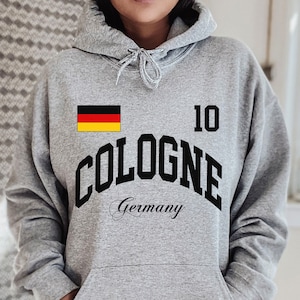 Cologne Hoodie, Cologne tshirt, Cologne vacation gift, Cologne Germany shirt, Cologne apparel, Cologne souvenir, Germany Jersey