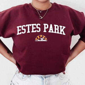 Estes Park, Colorado Shirt, Colorado Mountain Sunset Estes Park T-Shirt , Colorado winter vacation, Estes Park shirt