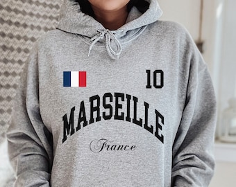 Marseille Hoodie, Marseille Shirt,Marseille T-Shirt, Marseille Gift, Moving To Marseille, French Gift, Marseille fan, Marseille game