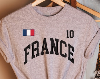France jersey, France football, Personalized number, French gift, World cup shirt, French Shirt, France football fans, Paris Shirt