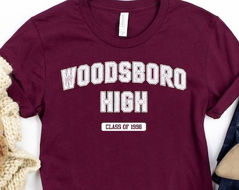 Woodsboro High shirt, Woodsboro tshirt, Scream tshirt, Scream Shirt, 90s Shirt , Retro Tshirt , Horror Movie Shirt , Aesthetic Clothing