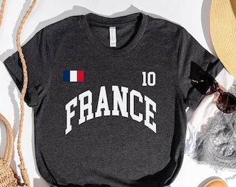 France jersey, France football, Personalized number, French gift, World cup shirt, French Shirt, France football fans, Paris Shirt