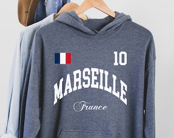 Marseille Hoodie, Marseille Shirt,Marseille T-Shirt, Marseille Gift, Moving To Marseille, French Gift, Marseille fan, Marseille game