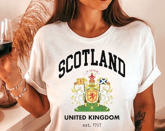 Scotland Shirt, Scotland Tee, Scotland Soft and Comfortable T-shirt, Scotland home, Scotland fans, Edinburgh Shirt,Scotland gift, Scotland