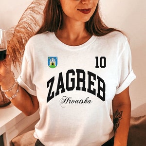Zagreb Hrvatska, Zagreb tshirt, Croatia shirt, Croatia capital, Croatia 2024 Tee, Croatia Soccer Jersey, Croatia navijaci, world cup jersey