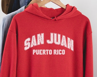 Sudadera con capucha de San Juan Puerto Rico, Camisa de San Juan, Viaje a Puerto Rico, Sudadera Boricua, Camiseta Boricua, Regalo Boricua, Camisa de Puerto Rico