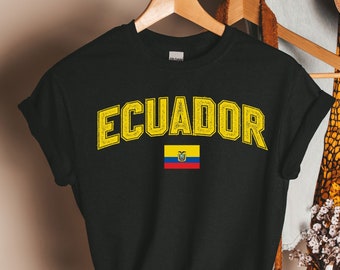 Ecuador WM 2026 Trikot, Ecuador Trikot, Ecuador Fußball National Mannschaft Logo T Shirt, Ecuador Fußball National Mannschaft T-Shirt