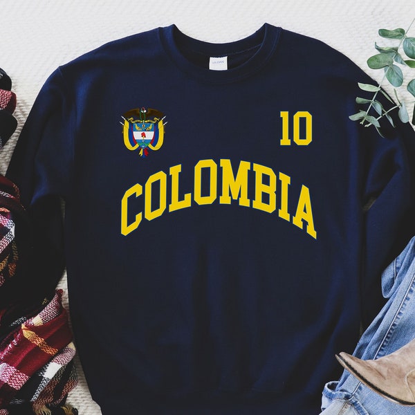 Colombia Sweatshirt, Colombia Jersey, Colombia tshirt, Colombia gifts, Colombia shirt, Colombia fans gift, Colombia game