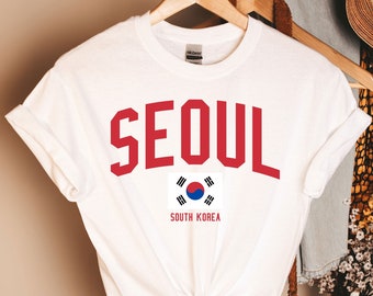 I Love Seoul、ソウル シャツ、韓国 T シャツ、韓国旅行シャツ