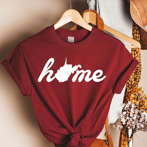 West Virginia Home Moving Away Homesick Sweatshirt, Funny Virginia Shirt, Birthday Gifts, West Virginia Shirt, West Virginia Souvenir