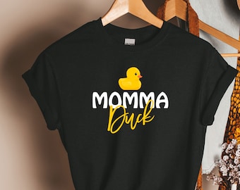 T-shirt maman canard, chemise maman canard, chemise canard, T-shirt maman canard, cadeau pour amateur de canard, chemise canard fille, cadeaux canard pour elle, t-shirt canard, femme