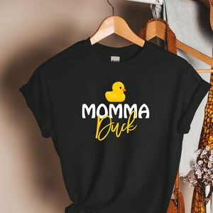 Momma Duck Tee, Duck Mom Shirt, Duck Shirt, Duck Mom T-shirt, Gift for Duck Lover, Girls Duck Shirt, Duck Gifts for Her, Duck Tee Shirt,Wife
