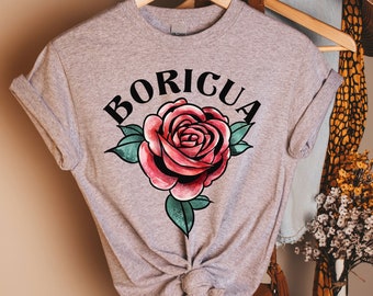 T-shirt Boricua, fille de Porto Rico, chemises latina, chemise Boricua, cadeau Boricua, chemise Chula, chemise espagnole, chemise féministe latina, pouvoir latina