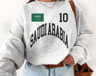 Camiseta com capuz da Arábia Saudita, camiseta da Arábia Saudita, camisa da Arábia Saudita, camiseta da Arábia Saudita, presentes da Arábia Saudita, camisa da Arábia Saudita