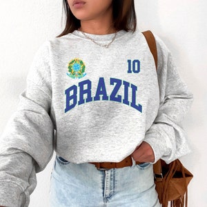 Brazil Crewneck, Brazil Jersey, Brazil gifts, Brazil shirt, Brazil t shirt, Brazil fans gift, Brazil game, Brazil world cup,world cup jersey