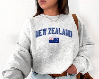New zeland Sweatshirt, New Zealand, Zealander Shirt Gift, Made in New Zealand,Born in New Zealand, New Zealand Home Country Local Native Map