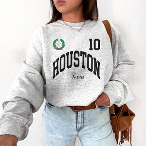 Houston Crewneck, Houston Texas Shirt, Houston Texas, Houston shirt, Houston shirt, Houston Map, Houston Jersey, Houston tx