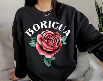 Moletom Boricua, Presente Boricua, Garota Porto-riquenha, Camisetas Latinas, Camiseta Chula, Camiseta Espanhola, Camiseta Feminista Latina, Poder Latina
